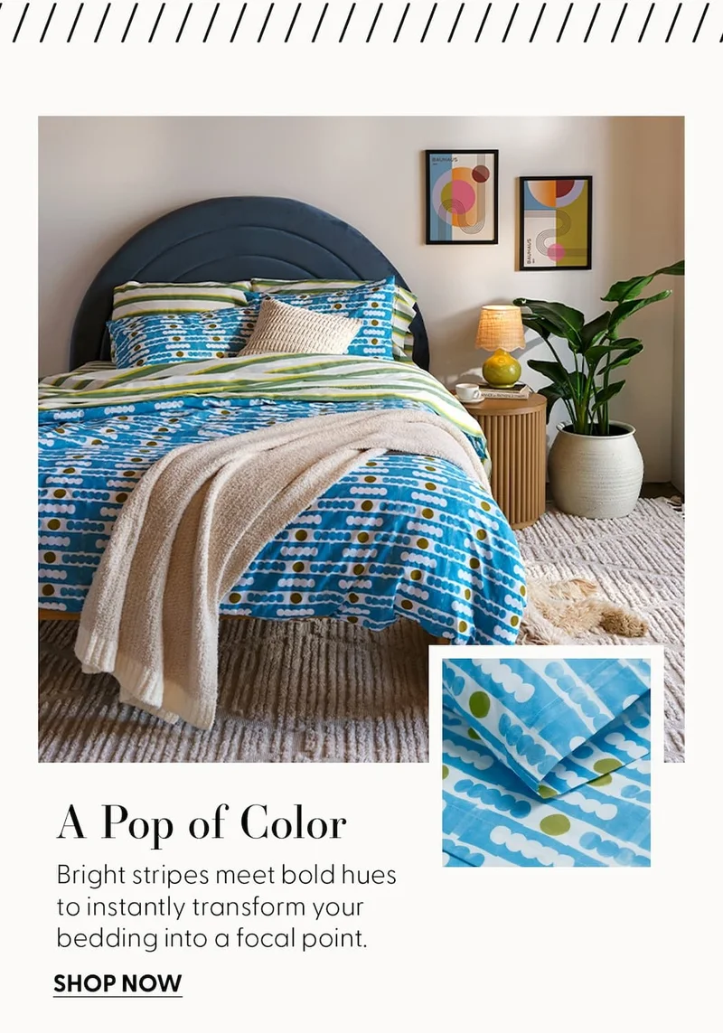 Echo Brushed Cotton Duvet Cover Set