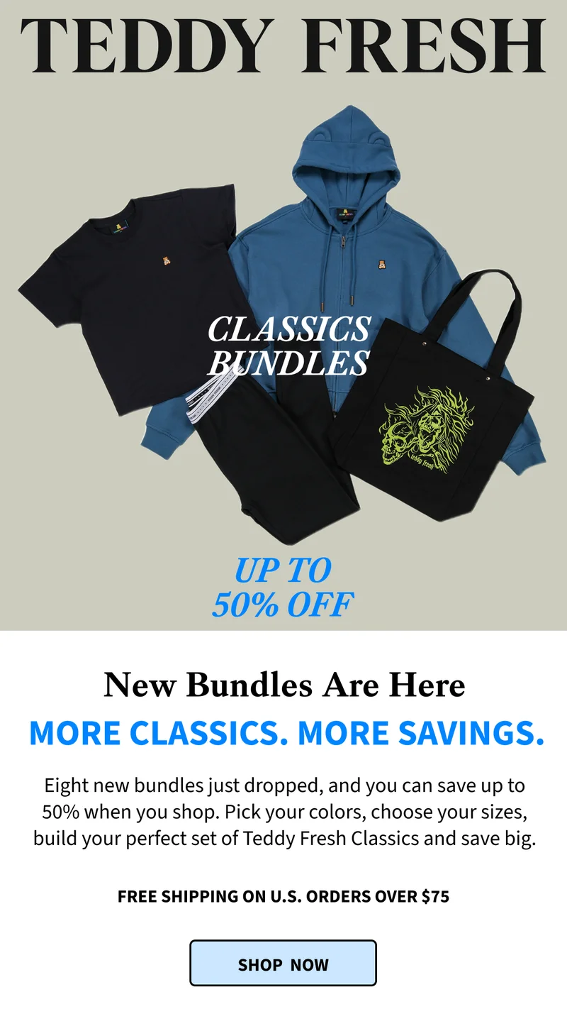 a flat of all the products from one of the classics bundles