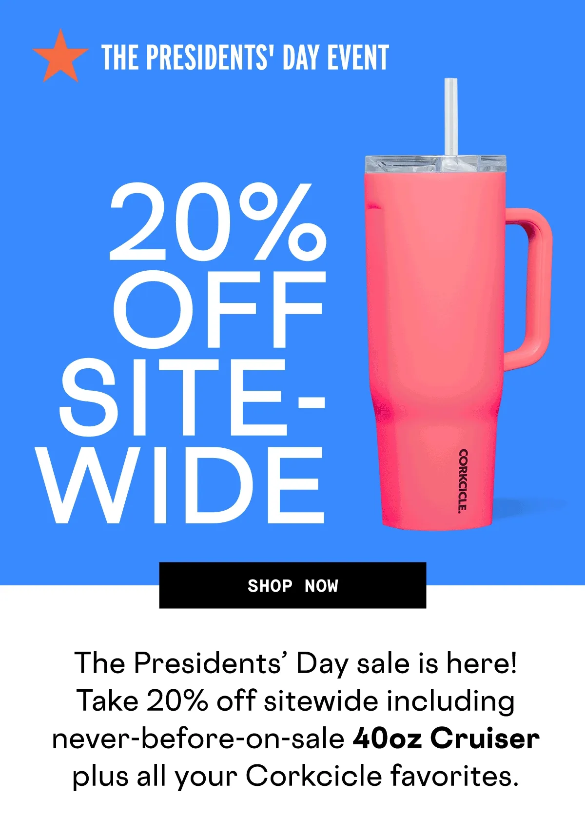 Shop 20% Off Sitewide At The President's Day Sale