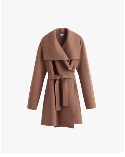 Wool Cashmere Sweater Coat