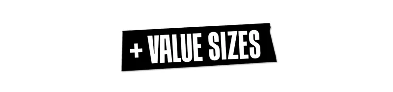 + Value Sizes