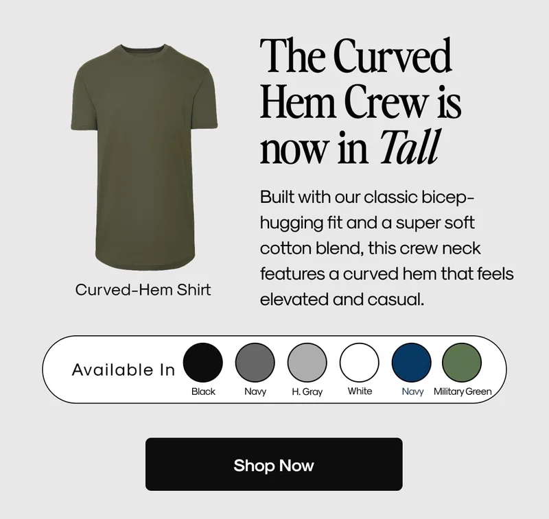Shop Curved Hem Crew
