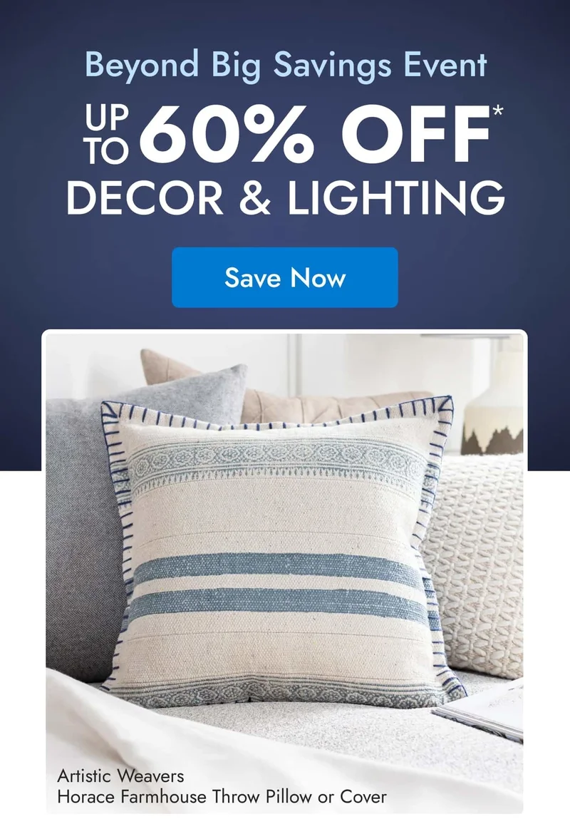 Save on Decor and Lighting