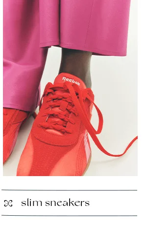 Slim sneakers