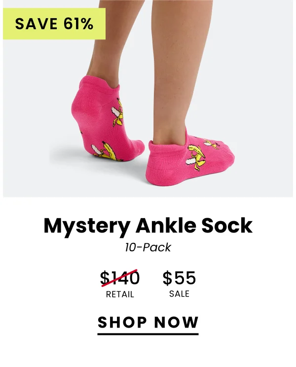 Mystery Ankle Sock 10 Pack