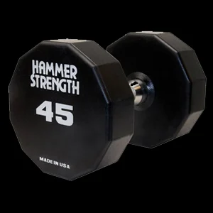 Hammer Strength 12-Sided Urethane Dumbbells