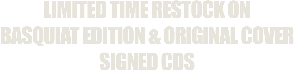 LIMITED TIME RESTOCK ON SIGNED CDS