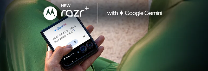 NEW motorola razr+ 2024 with Google Gemini