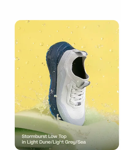 Stormburst Low Top in Light Dune/Light Grey/Sea