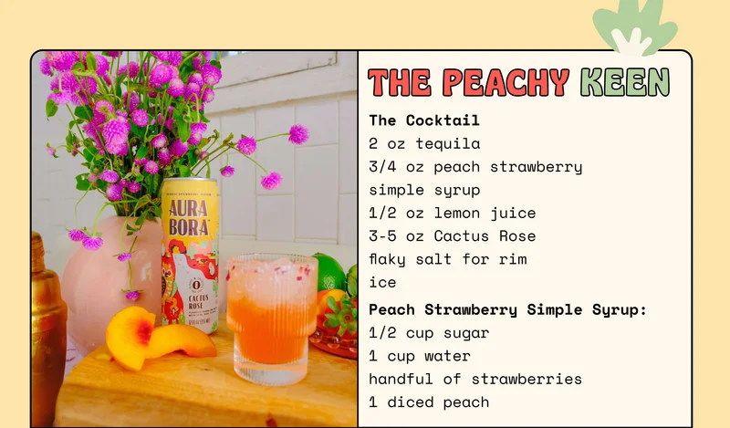 aura bora peachy keen recipe