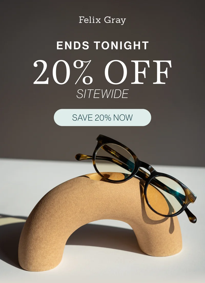 Ends Tonight 20% Off sitewide