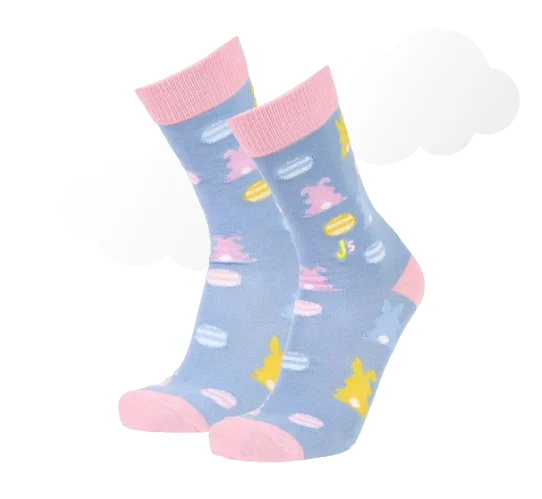 Easter Bunny Crew Socks