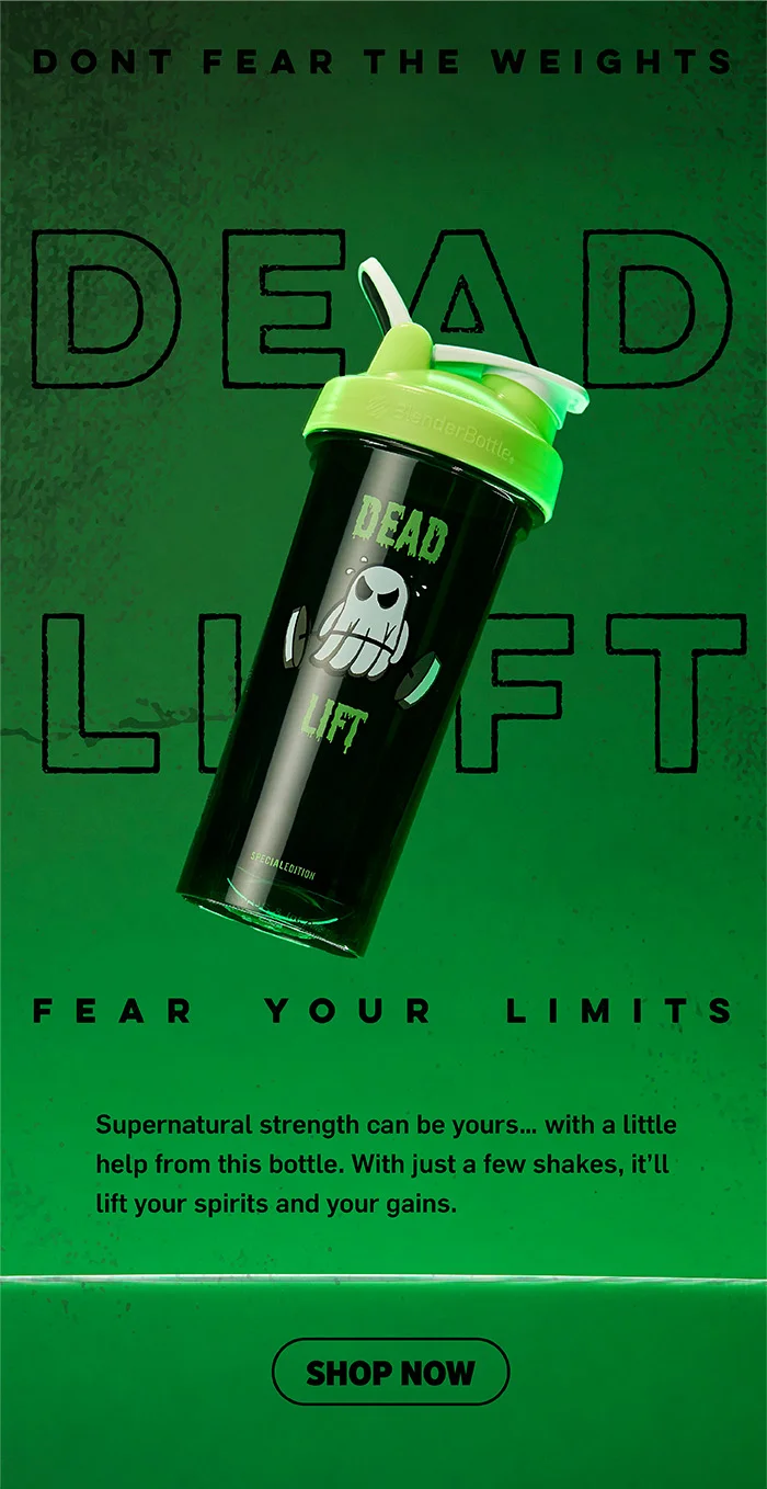 Dead Lift Ghost Halloween Shaker - Shop Now