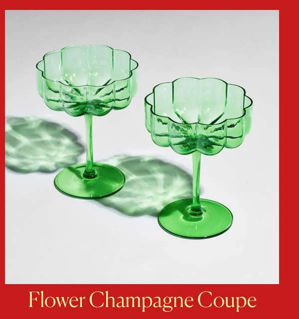 Flower Champagne Coupe