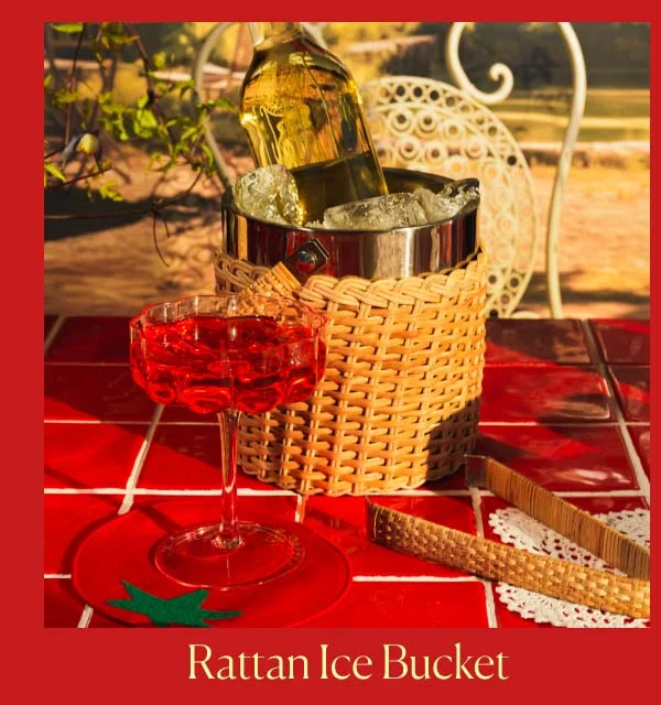 Rattan Ice Bucket