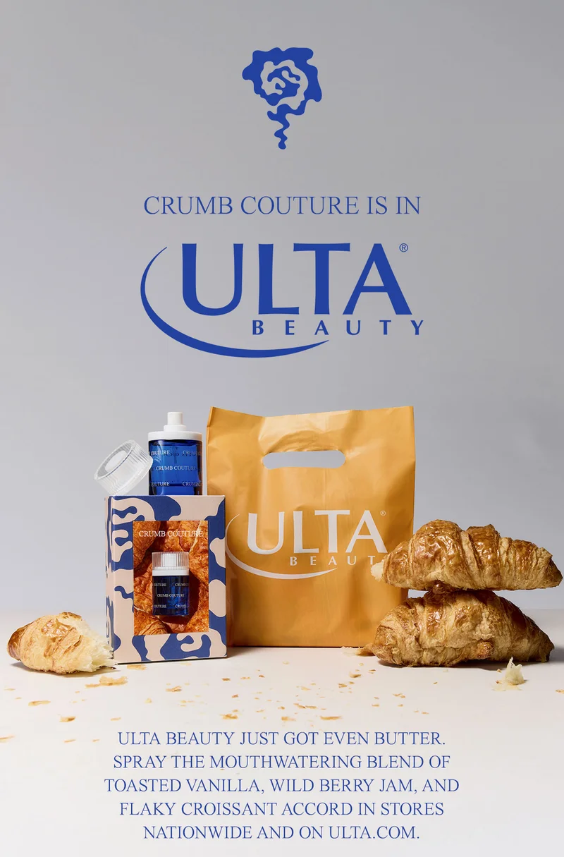 Ulta Beauty just got even butter. Spray the mouthwatering blend of toasted vanilla, wild berry jam, and flaky croissant accord in stores nationwide and on Ulta.com.