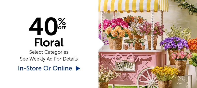 40% Off Floral - Select Categories