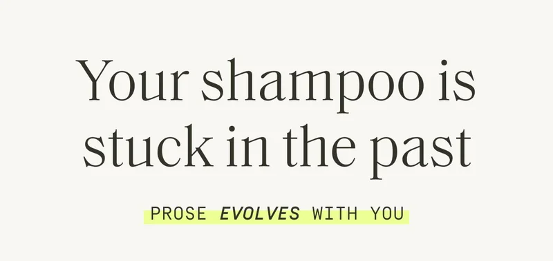 Your shampoo is stuck in the past