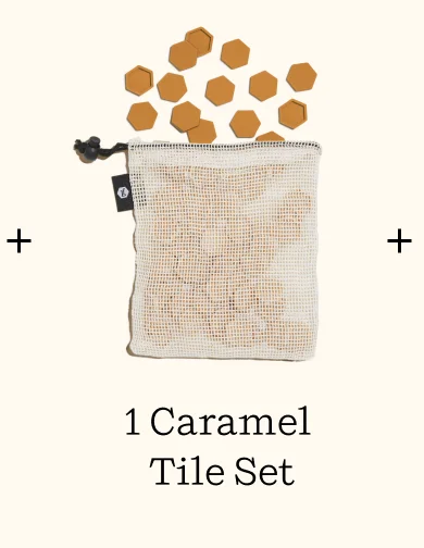 1 CARAMEL TILE SET