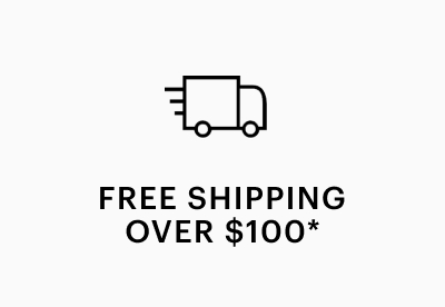 FREE SHIPPING OVER $100