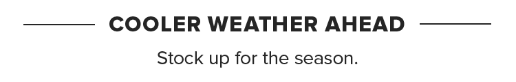 COOLER WEATHER AHEAD