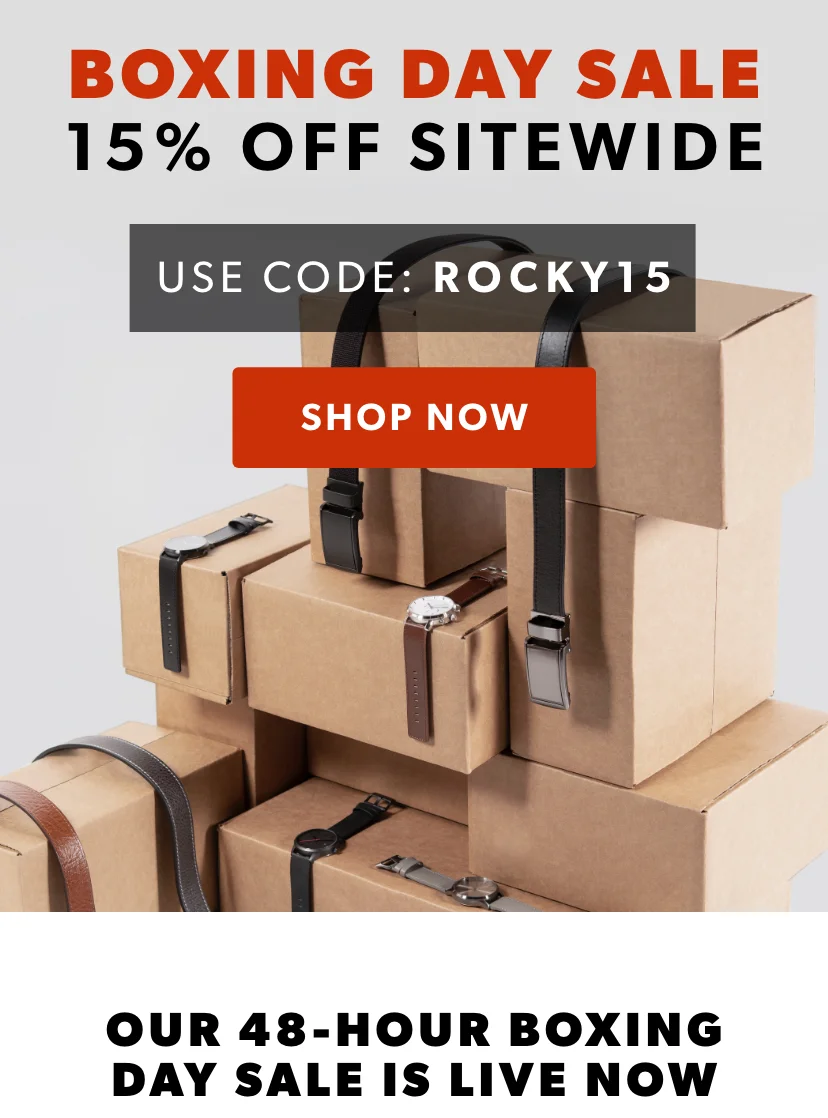 BOXING DAY SALE! 15% OFF SITEWIDE. USE CODE: discount code. SHOP NOW.