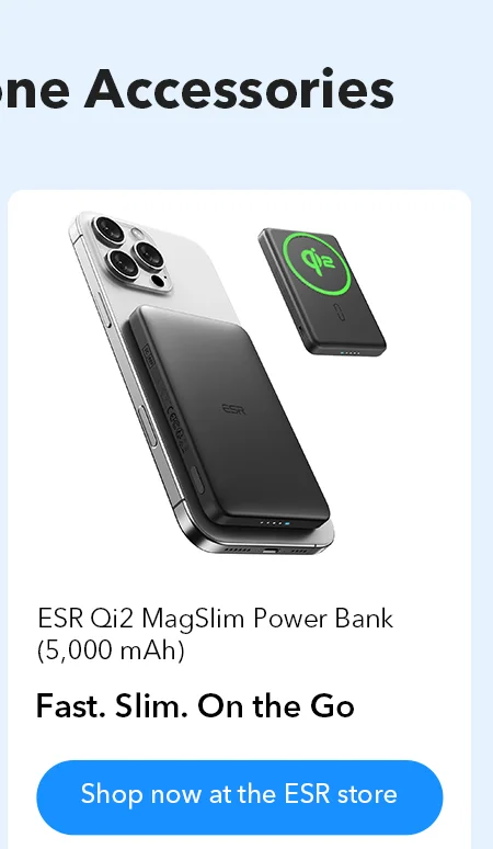 ESR Qi2 MagSlim Power Bank (5,000 mAh)