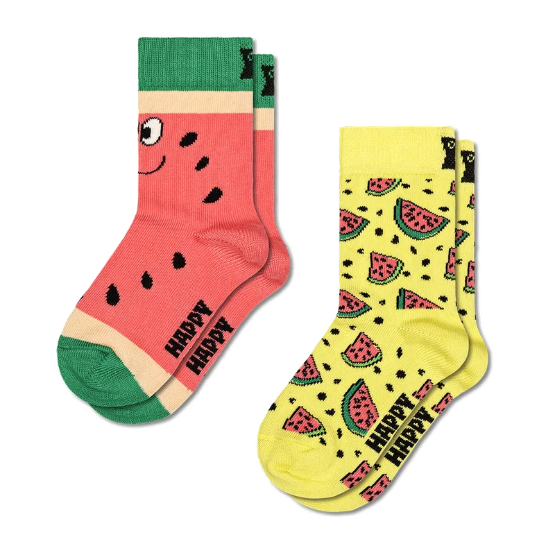 Kids 2-Pack Melon Socks
