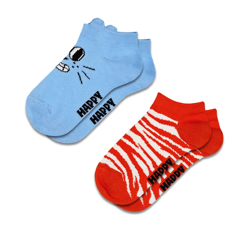 Kids 2-Pack Low Cat Socks