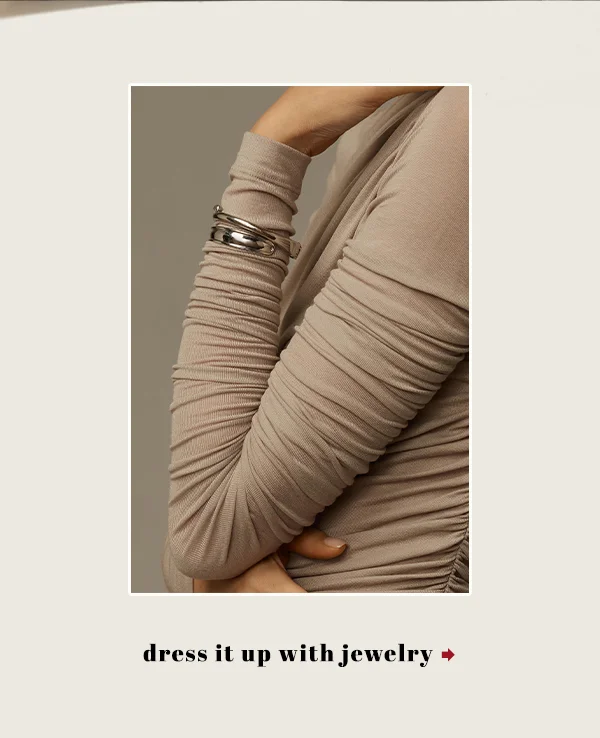 dress it up with jewelry