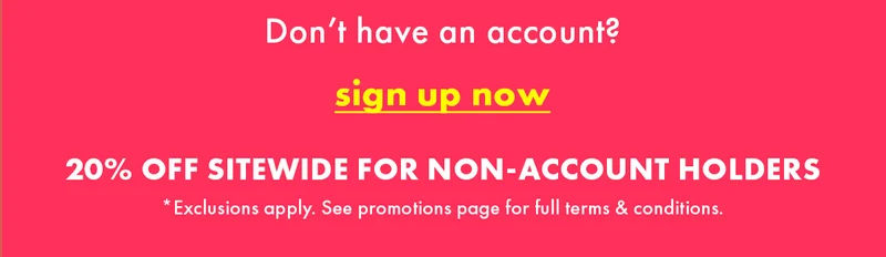 Don't have an account? Sign up now