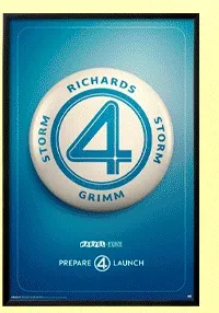 Marvel Fantastic Four: First Steps - Button