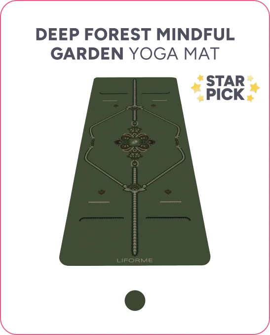 Deep Forest Mindful Garden Yoga Mat