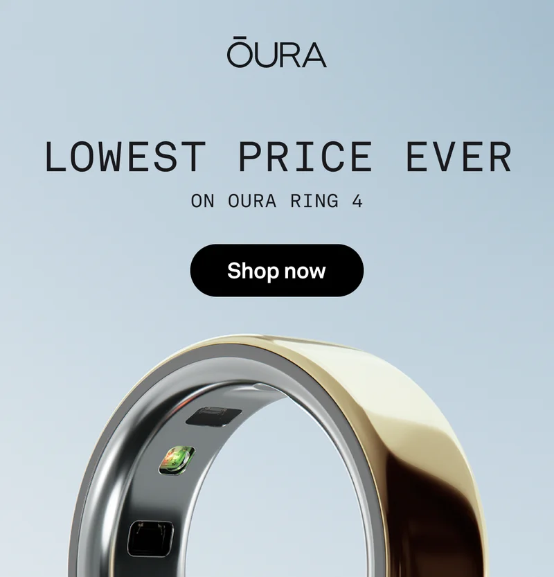 LOWEST PRICE EVER ON OURA RING 4. Shop now