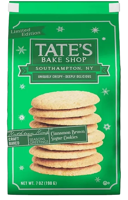 Image of HOLIDAY SPECIAL!<br>Tate's Bake Shop Cinnamon Brown Sugar Cookies