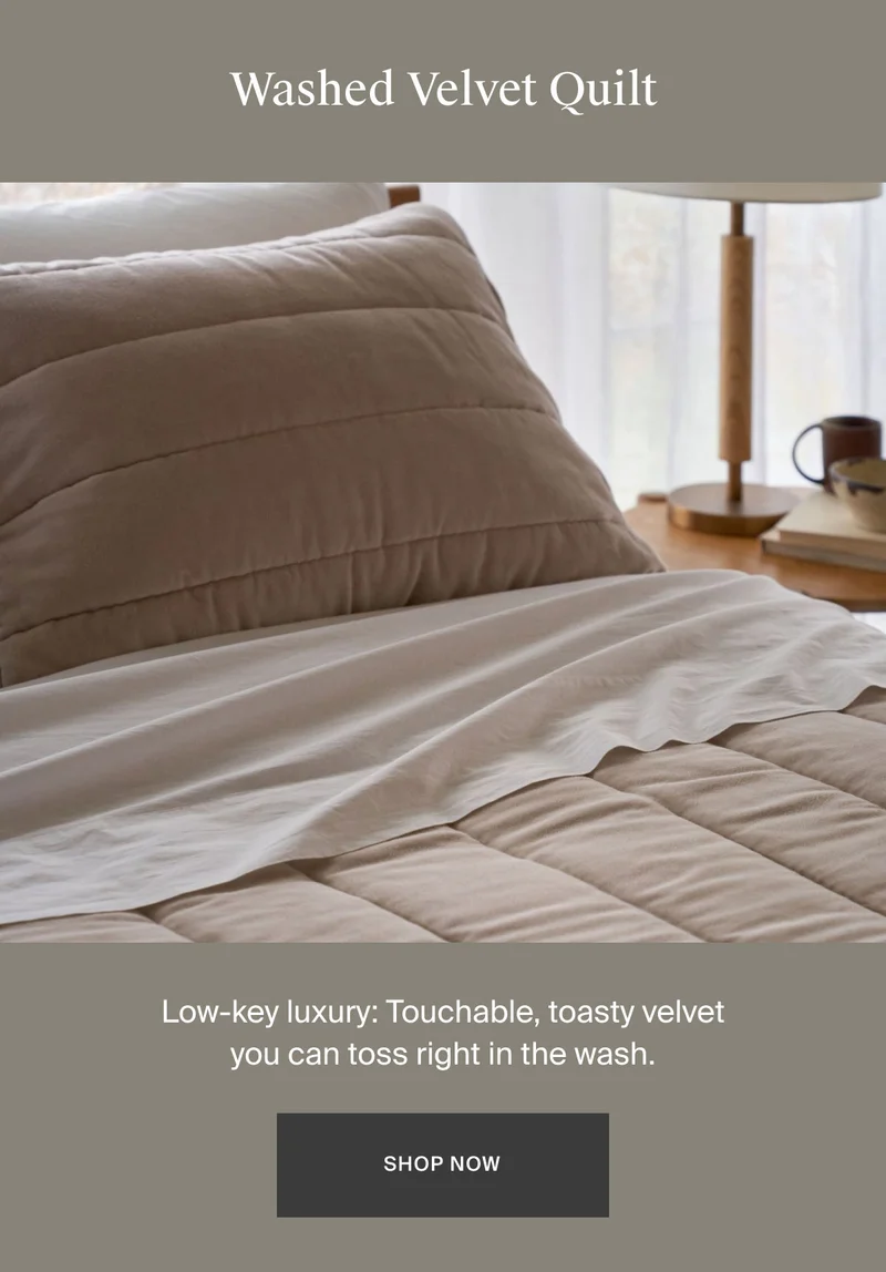 Shop Washed Velvet Quilt