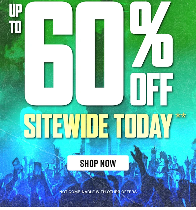 Hours Left! Epic Dont-Miss-It Deal! Up to 60% Off Sitewide. Not combinable with other offers. Shop Now