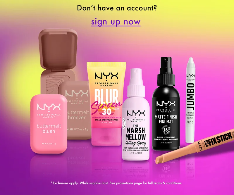 don't have an account? Sign up now