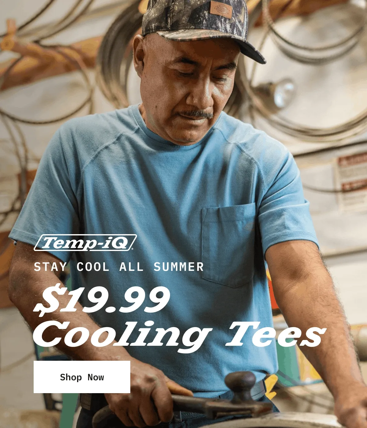 Temp-iQ. STAY COOL ALL SUMMER. $19.99 Cooling Tees. Shop Now.