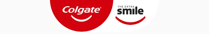 Colgate Logo. The Extra Smile.