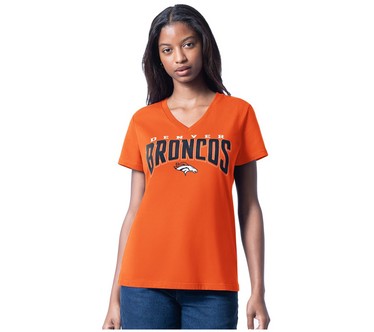 NFL Officially Licensed Women's V-Neck Short Sleeve Tee