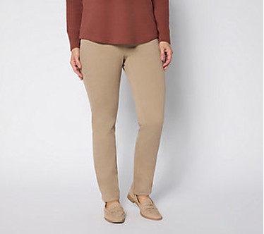 Denim & Co. Tall Color Perfect Flex Straight Leg Jean
