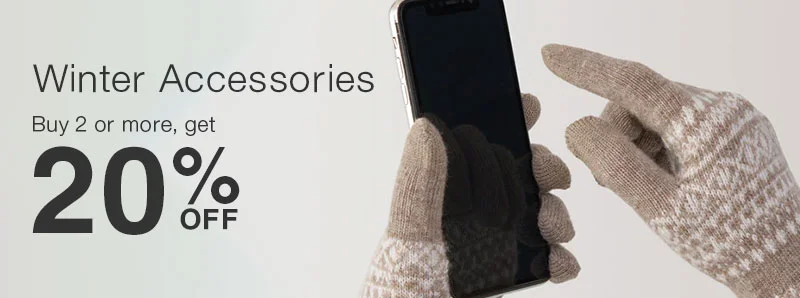 Shop 20% Off Winter Accessories