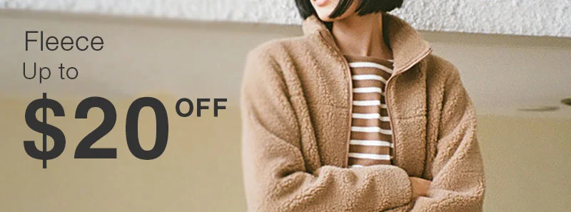 Shop Fleece Up to $20 Off
