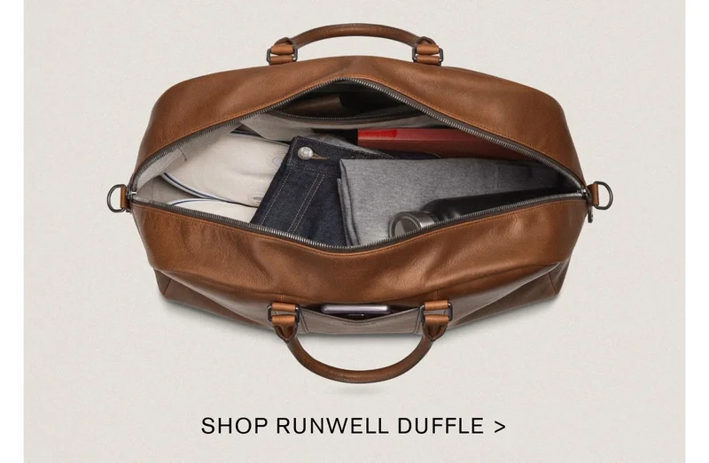 SHOP RUNWELL DUFFLE >
