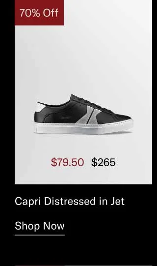 Capri Distressed in Jet. Shop Now