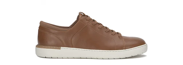 The men’s Benji sneaker in Tan wide-width.