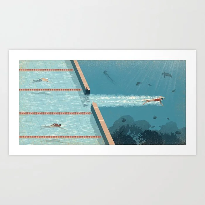Comfort Zone Art Print Art Print