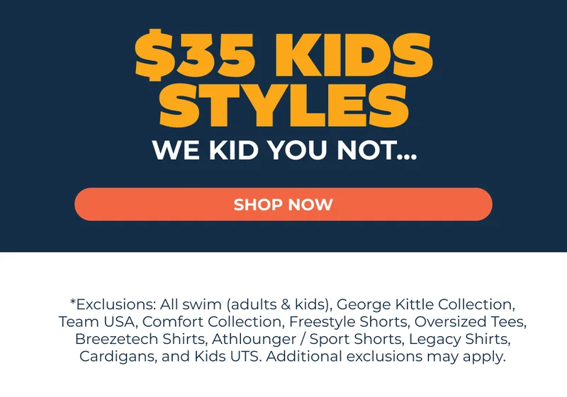 $35 KIDS STYLES - We kid you not!