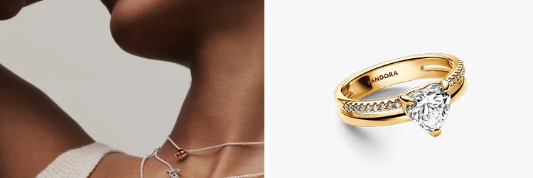 Double Band Heart Ring